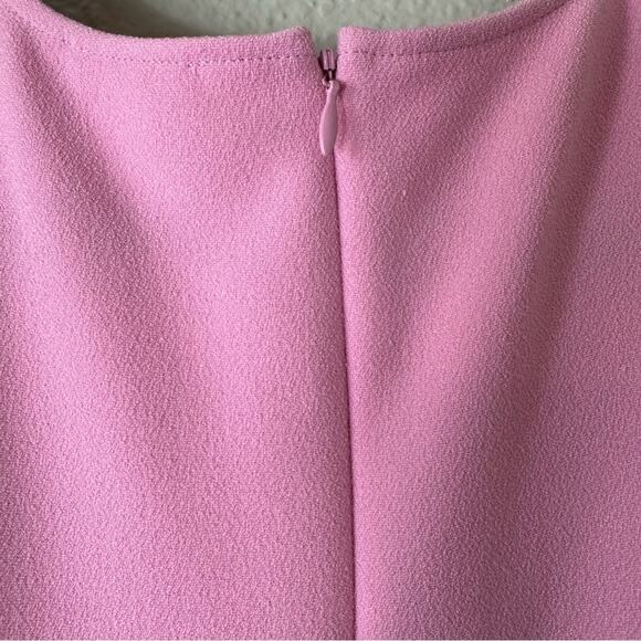 Shoshanna Pink Fit & Flare Crocheted Hem A Line Dress Size 8 - Picture 3 of 9